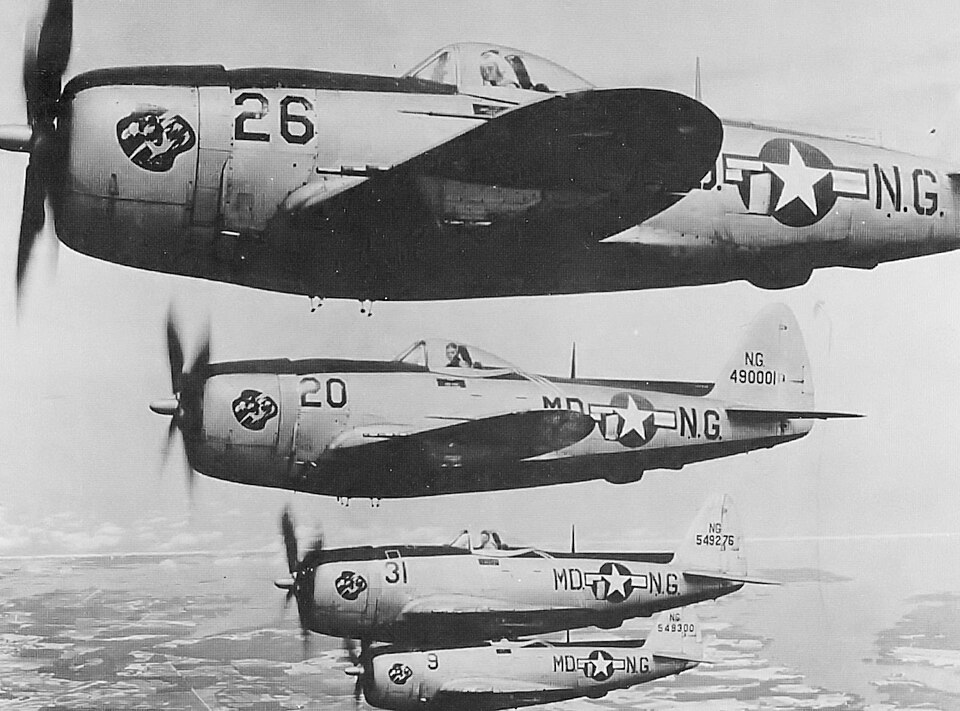 104th Fighter Squadron - P-47 Thunderbolts 1947