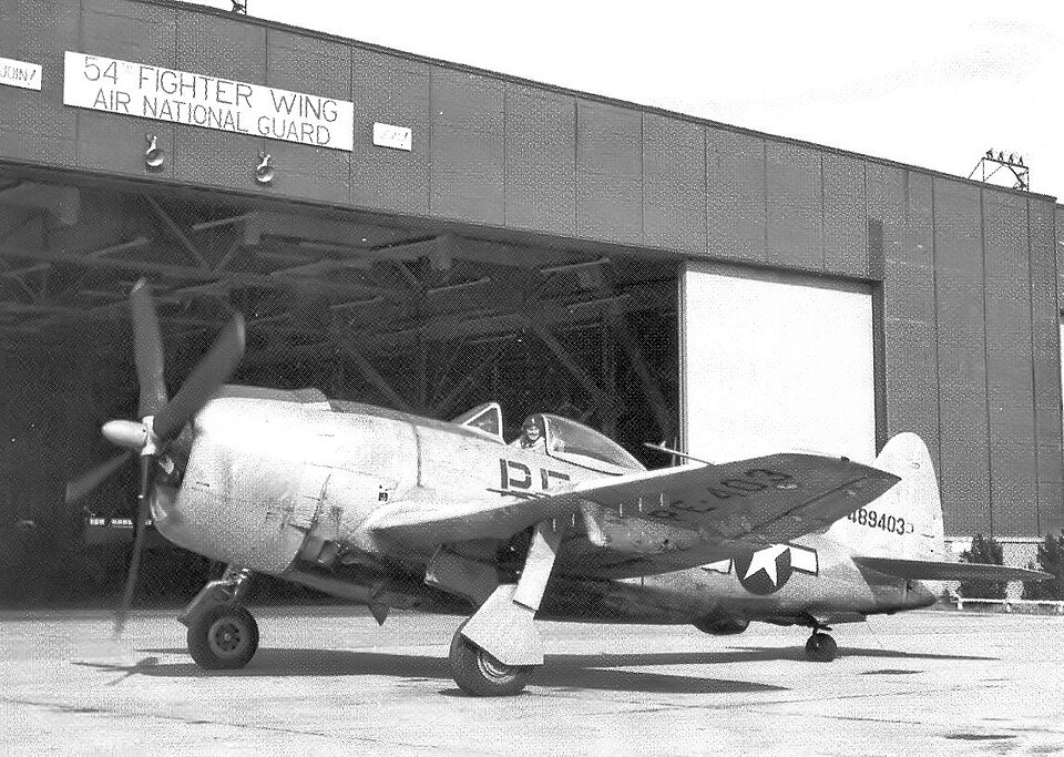 128th Fighter Squadron P-47 Thunderbolt Marietta GA May 1946
