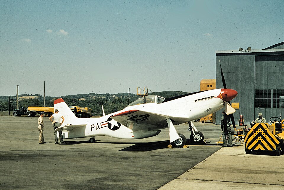 148th Fighter Squadron F-51 Mustang - Spaatz Field Reading Airport