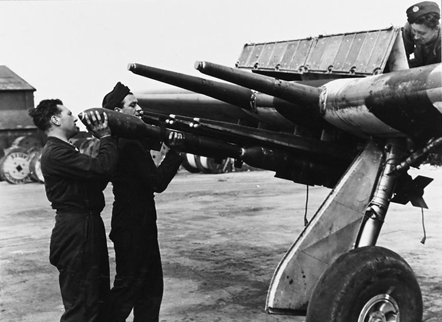 3 in RP 60 pdr Loading On Typhoon