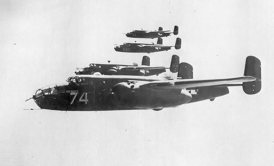 77th Bomb Squadron B-25s Shemya AAF