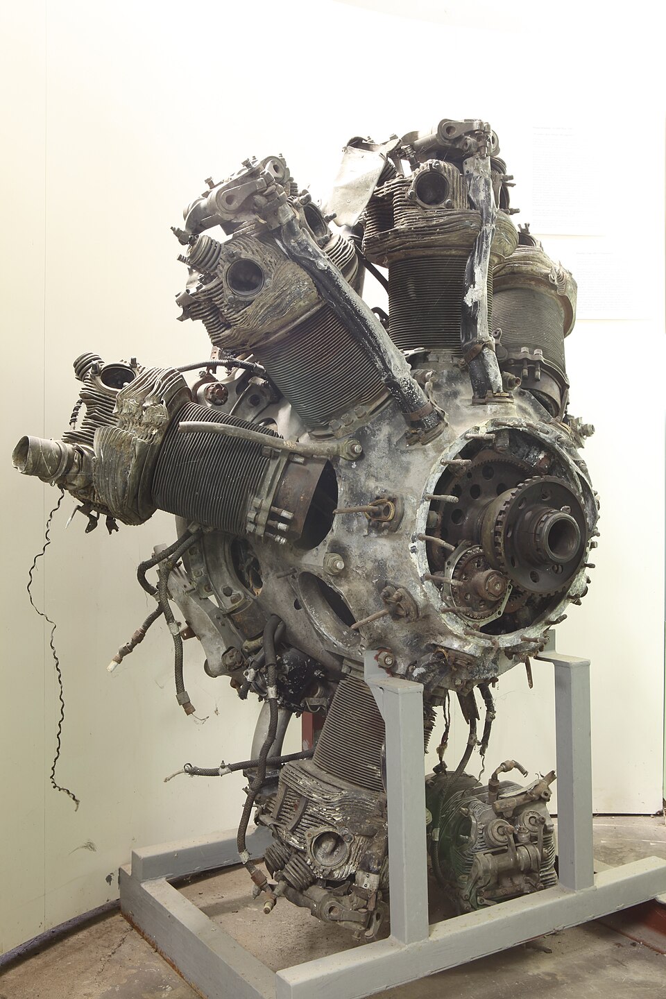 Bristol Pegasus engine from crashed Hampden Flickr 7326134956