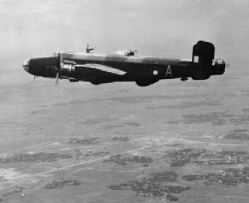 British Aircraft in Royal Air Force Service, 1939-1945- Handley Page Hp.57 Halifax. C5458 (cropped)