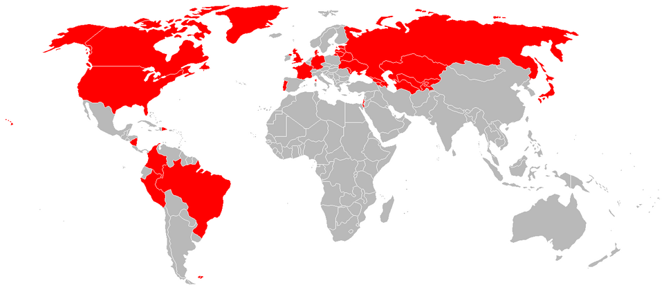 World operators of the B-17