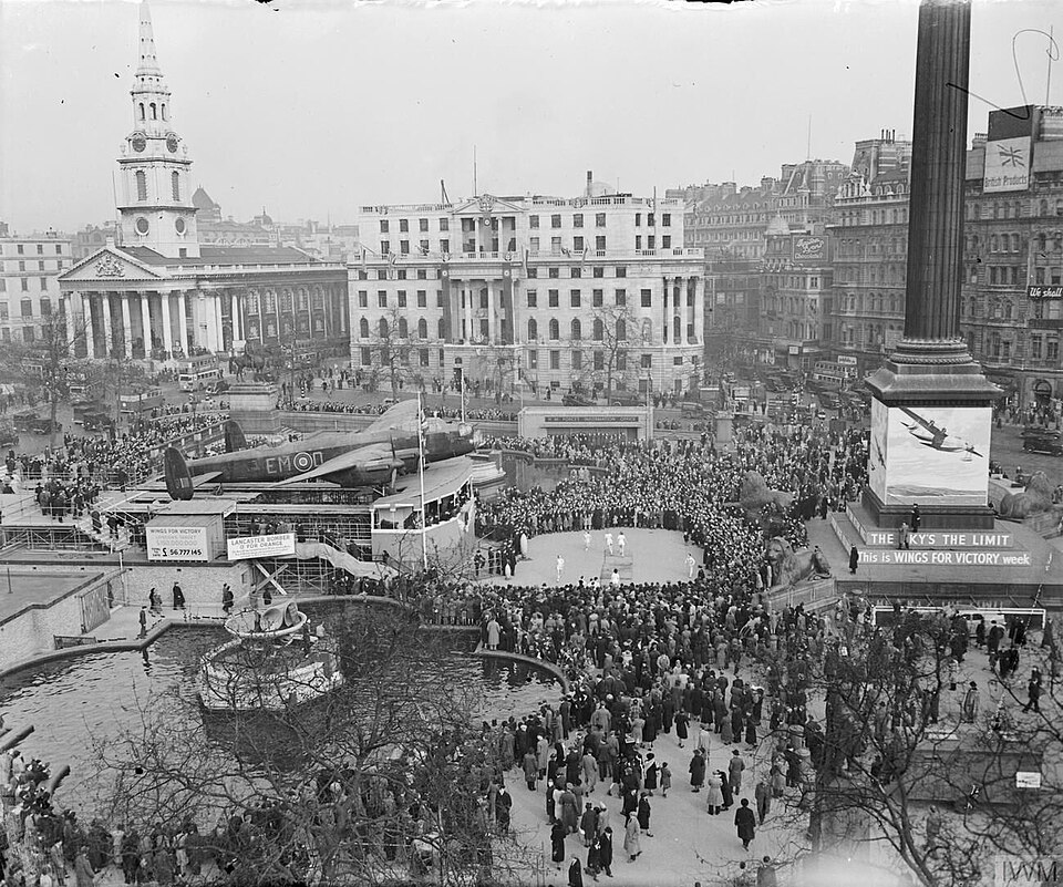 'Wings For Victory Week' in London, Britain, March 1943. CH9105